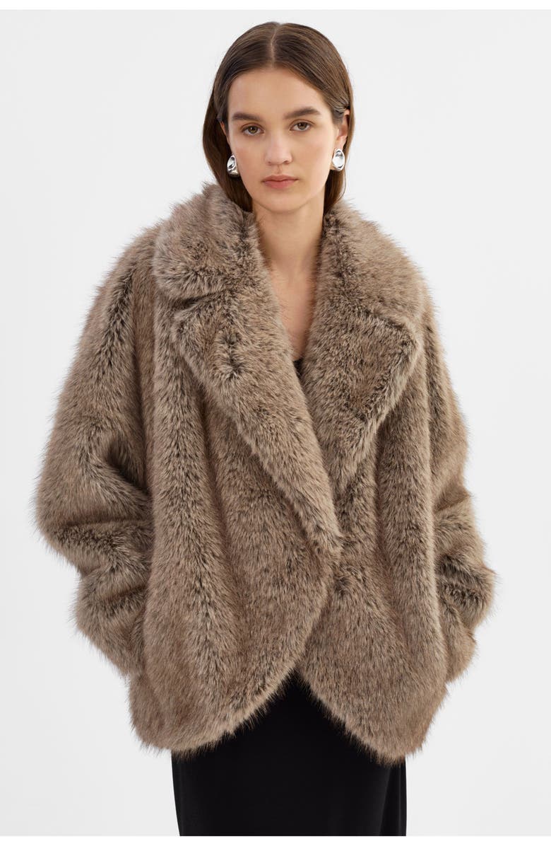 LAMARQUE Lucinda | Faux Fur Coat, Main, color, Wolf