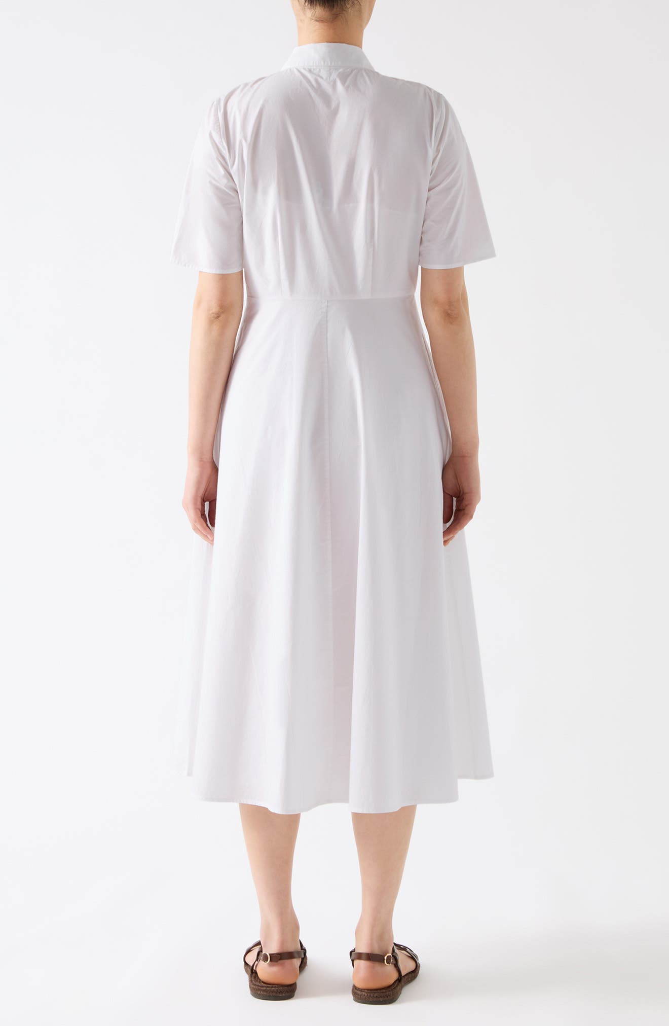 Grace Cutwork Cotton Shirtdress - image 2