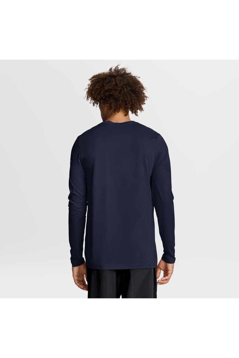 Men's Nike College Navy Seattle Seahawks Primetime Legend Icon Performance Long Sleeve T-Shirt, Alternate, color, College Navy