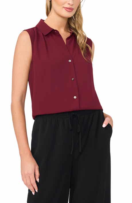 Extended Shoulder Sleeveless Top