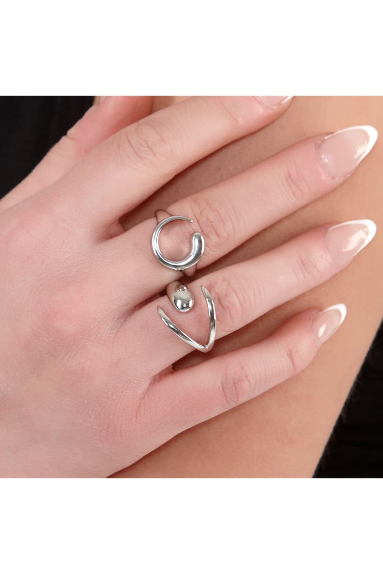 Luna Ring, Alternate, color, Sterling Silver