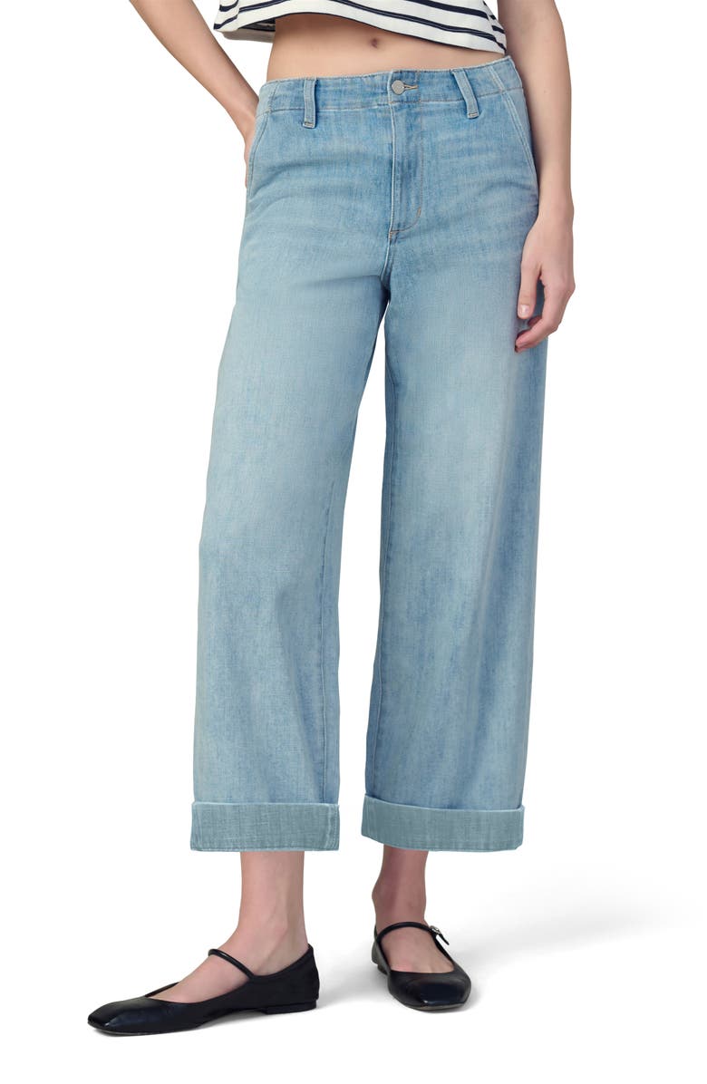 Joe's The Karter High Waist Cuffed Wide Leg Jeans, Main, color, Best Days