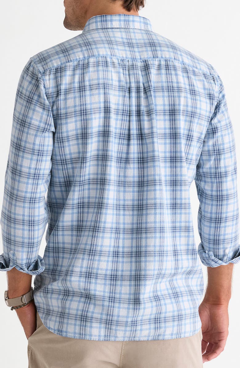 vineyard vines Sandstone Plaid Cotton Shirt, Alternate, color, Coastline