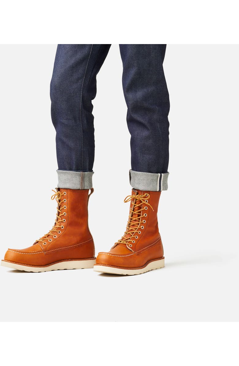 Red Wing Heritage 8-inch Classic Moc<sup>®</sup> Legacy Leather Boot, Alternate, color, Oro Legacy