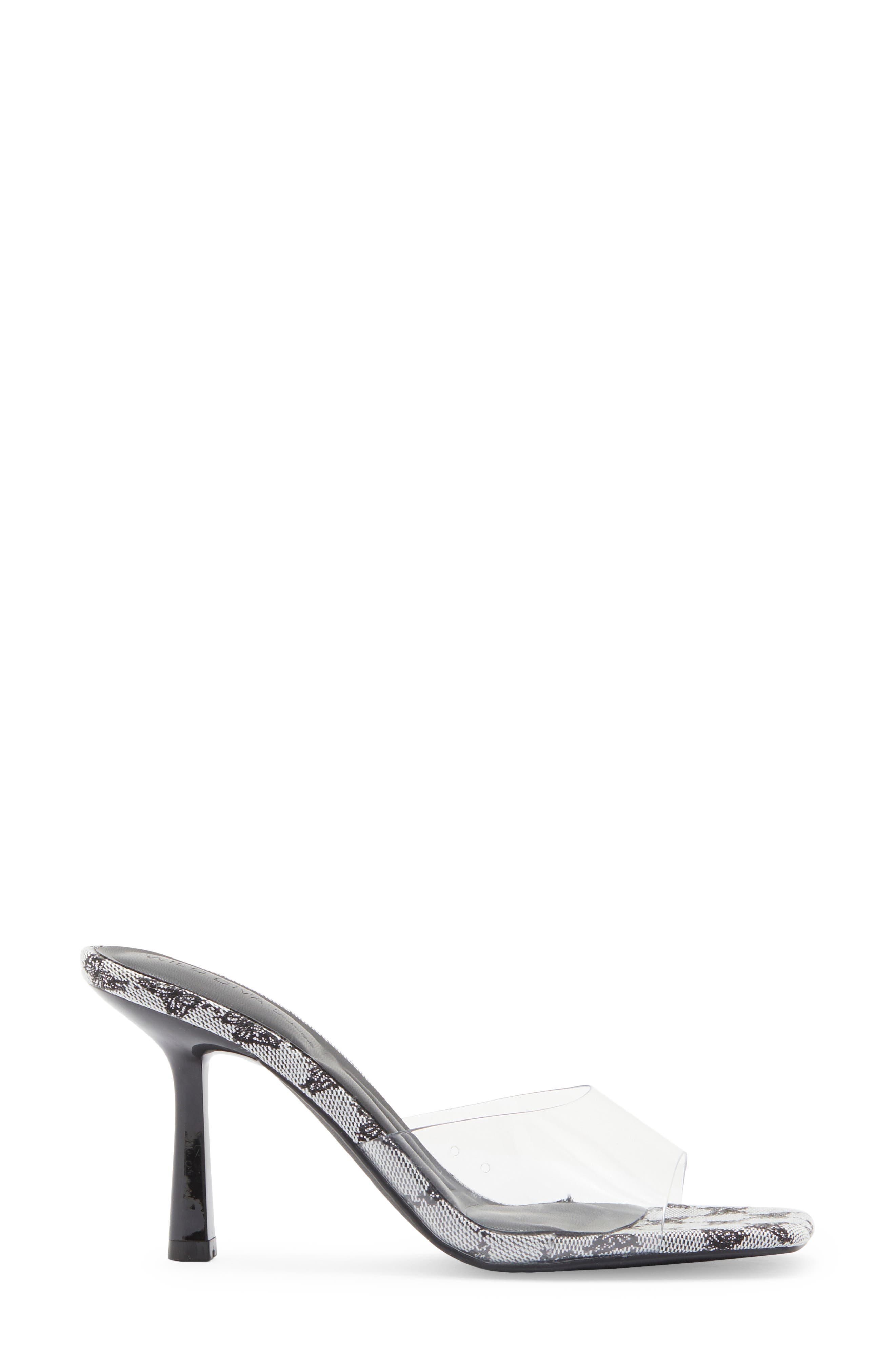 Birkin Slide Sandal, Alternate, color, BLACK/ WHITE