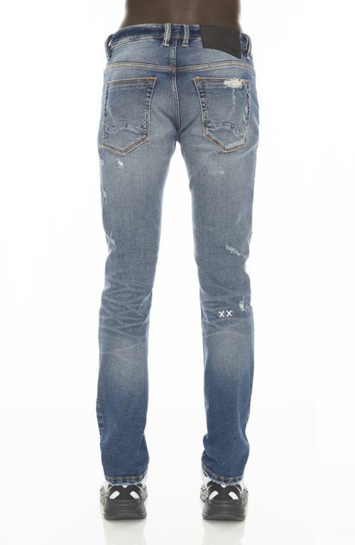 Cult Of Individuality Rocker Slim Fit Ripped Jeans In Stoke