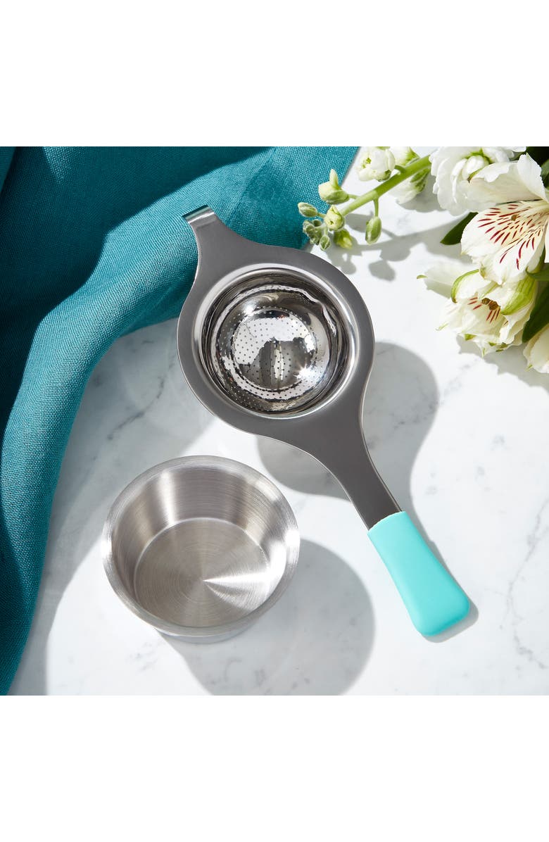 Fortnum & Mason Eau de Nil Traditional Tea Strainer, Alternate, color, Silver