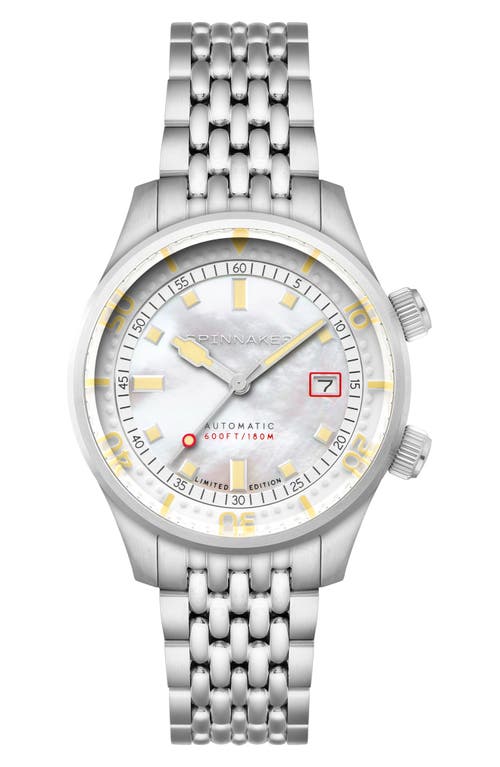 Spinnaker The Bradner Pearl Diver Automatic Bracelet Watch, 42mm