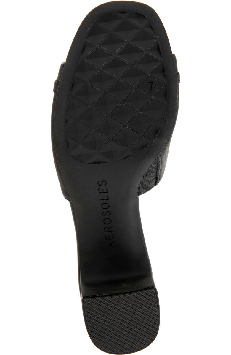 Aerosoles Gela Slide Sandal, Alternate, color, Black Leather