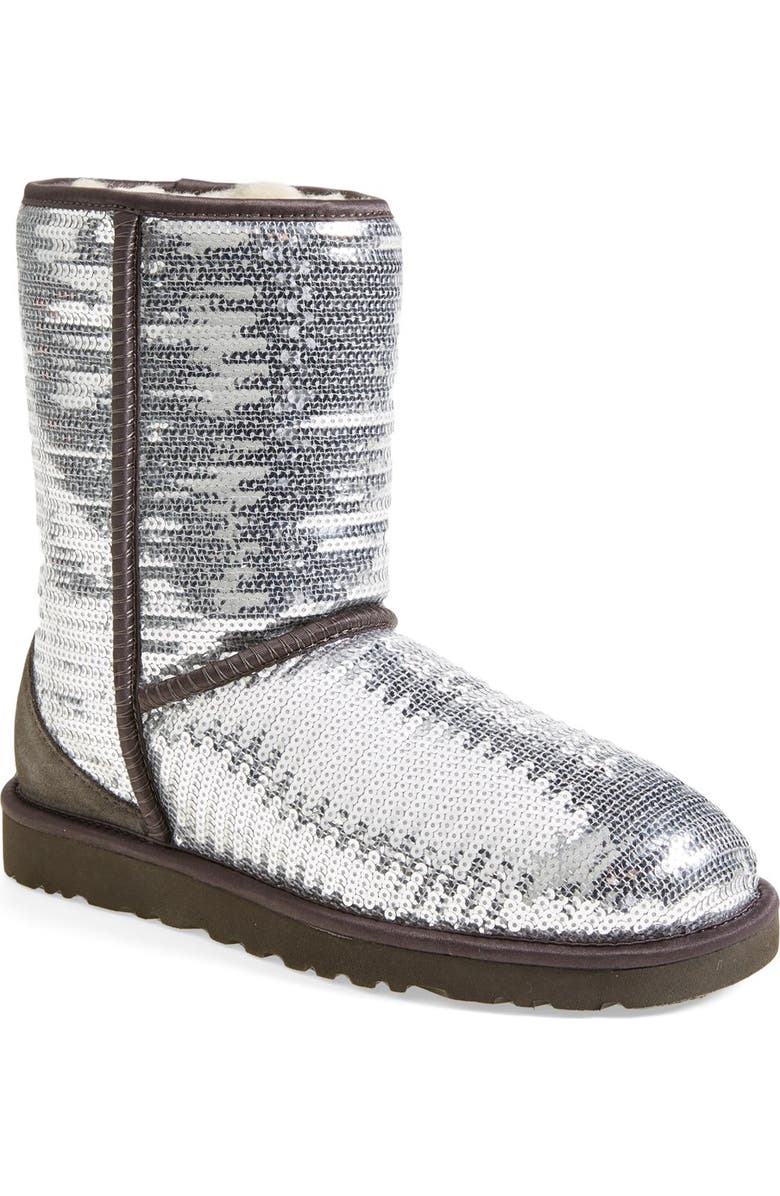UGG<sup>®</sup> Australia 'Classic Short Sparkles' Boot, Main, color,