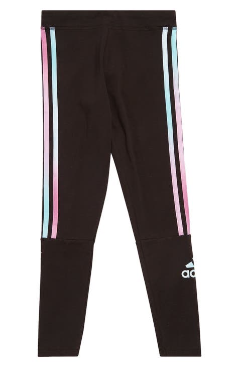 Kids' 3-Stripe Logo Tights (Little Kid)