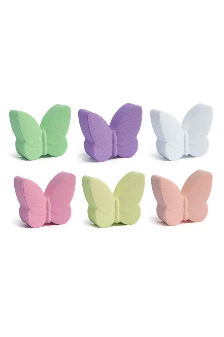 Aromatherapy Butterflies Bath Bombs 6 Pack, Main, color, Multi Color