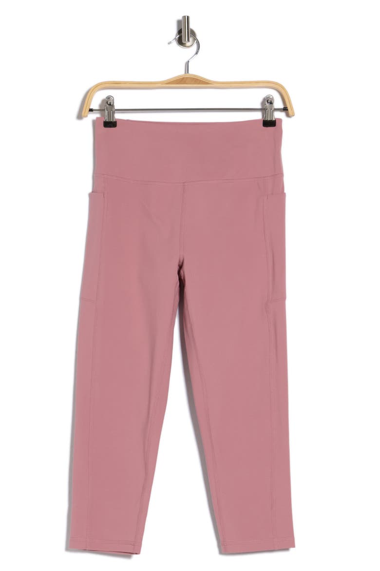Perform High Waist Pocket 2.0 Crop Leggings, Alternate, color, PINK NOSTALGIA