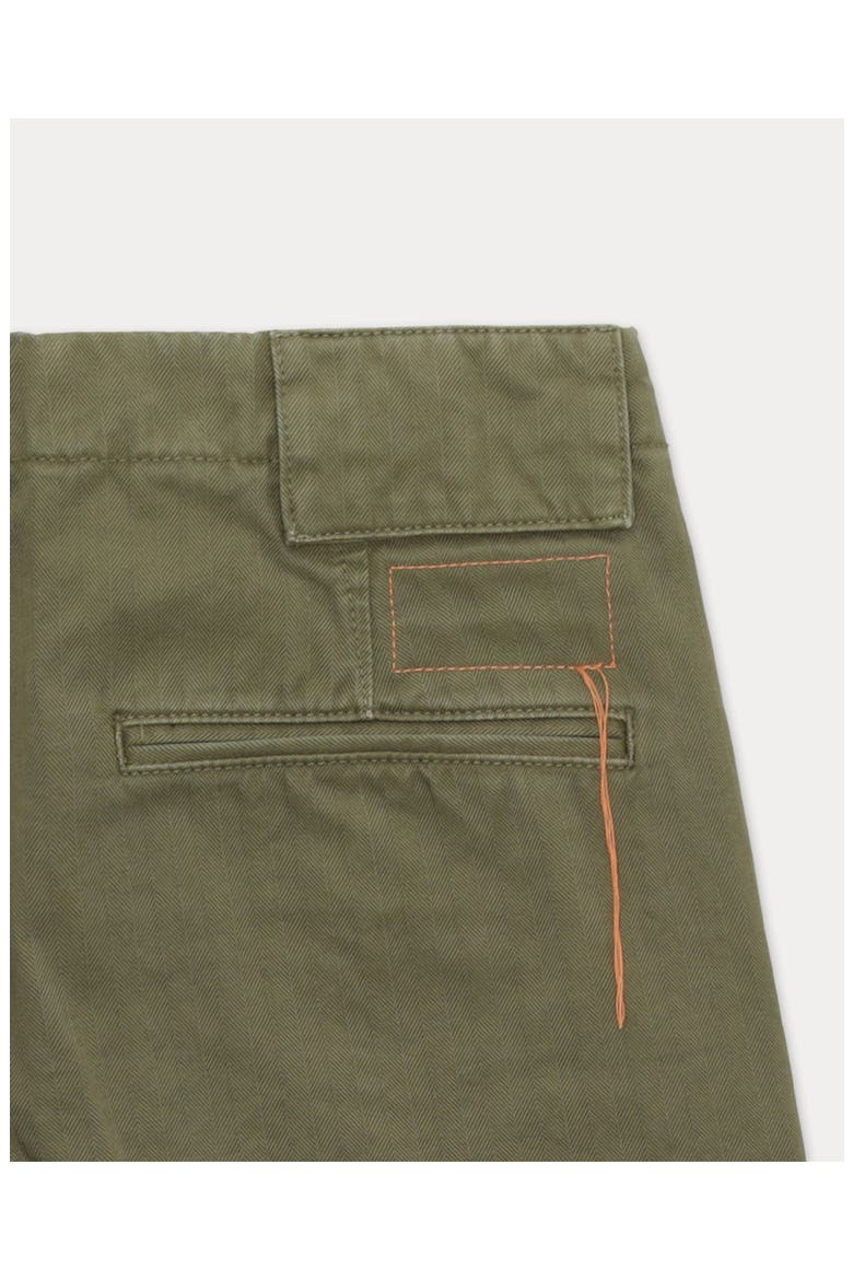 Hector Herringbone Cotton Trousers, Alternate, color, Sage Green