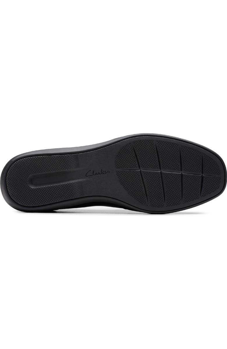 Clarks<sup>®</sup> Lynelle Wedge Flat, Alternate, color, Black Leather