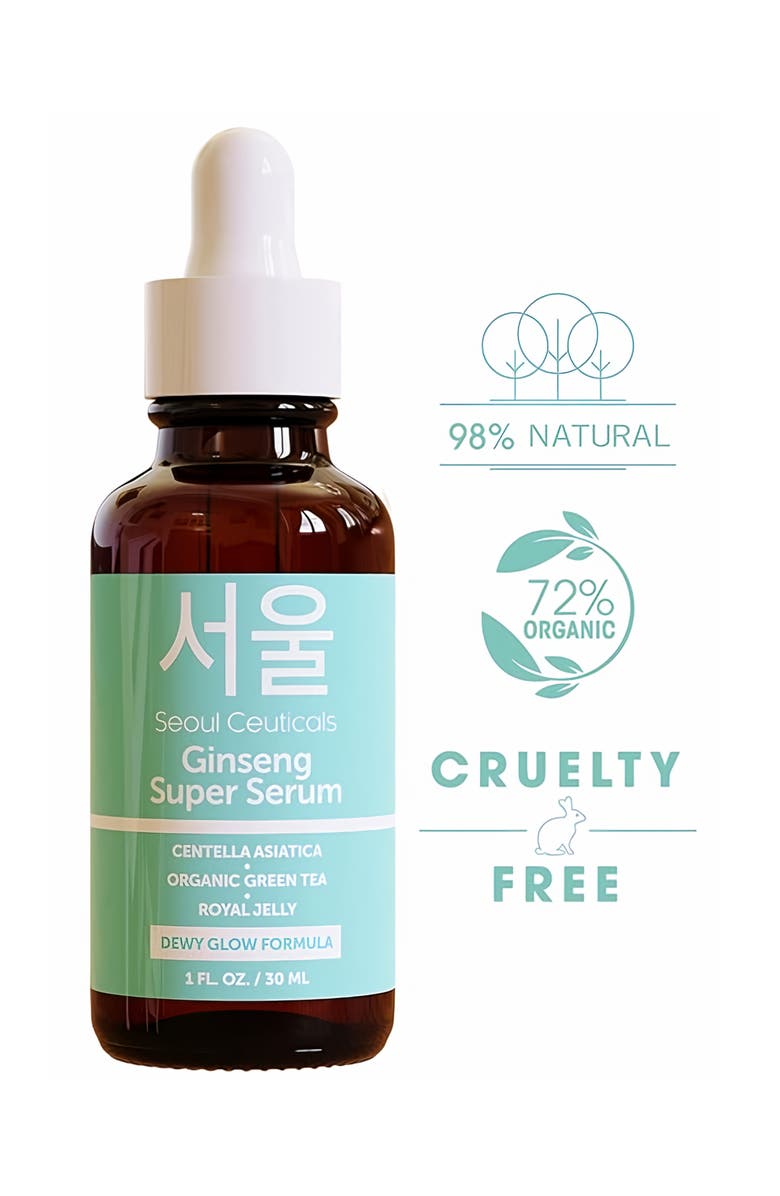 Seoul Ceuticals Korean Skincare Ginseng Super Serum, Alternate, color, Clear