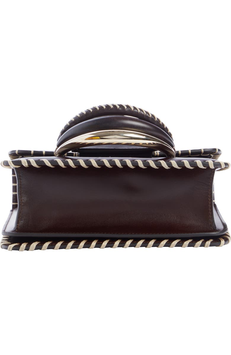 Chloé Kattie Whipstitched Leather Box Shoulder Bag, Alternate, color,