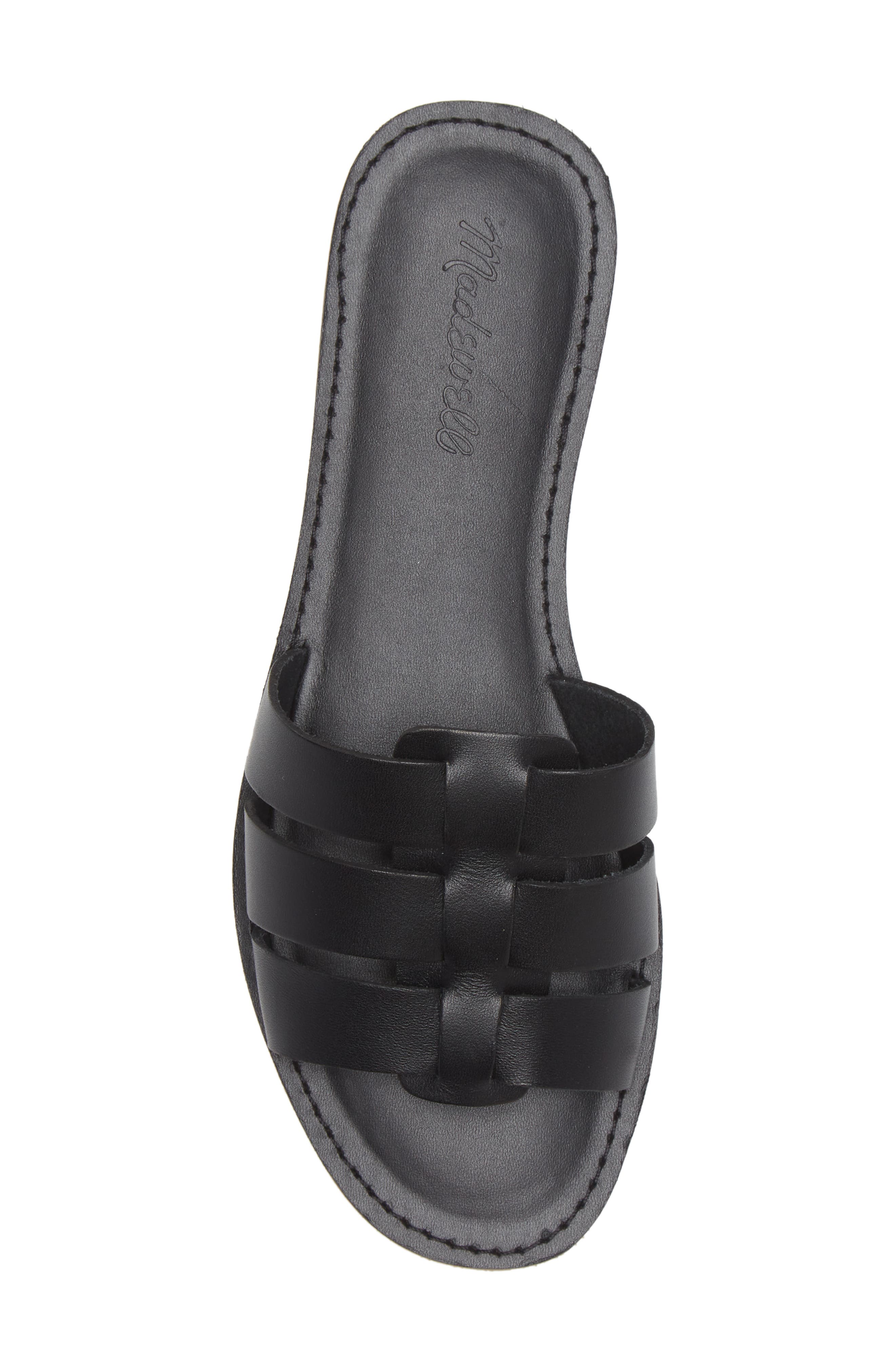 Madewell The Boardwalk Fisherman Slide Sandal, Alternate, color, 