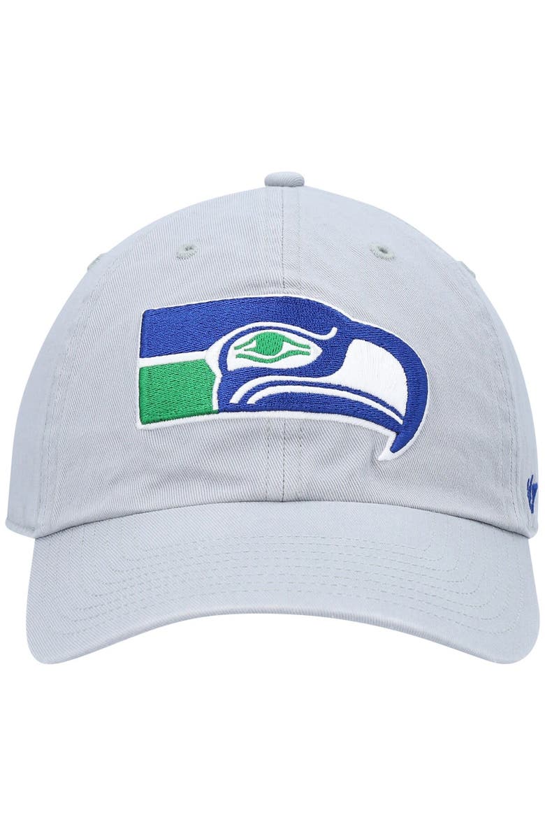 '47 Men's '47 Gray Seattle Seahawks Legacy Clean Up Adjustable Hat, Alternate, color, Gray