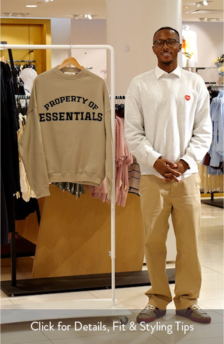 Property Lounge Graphic Sweatshirt, sales video thumbnail