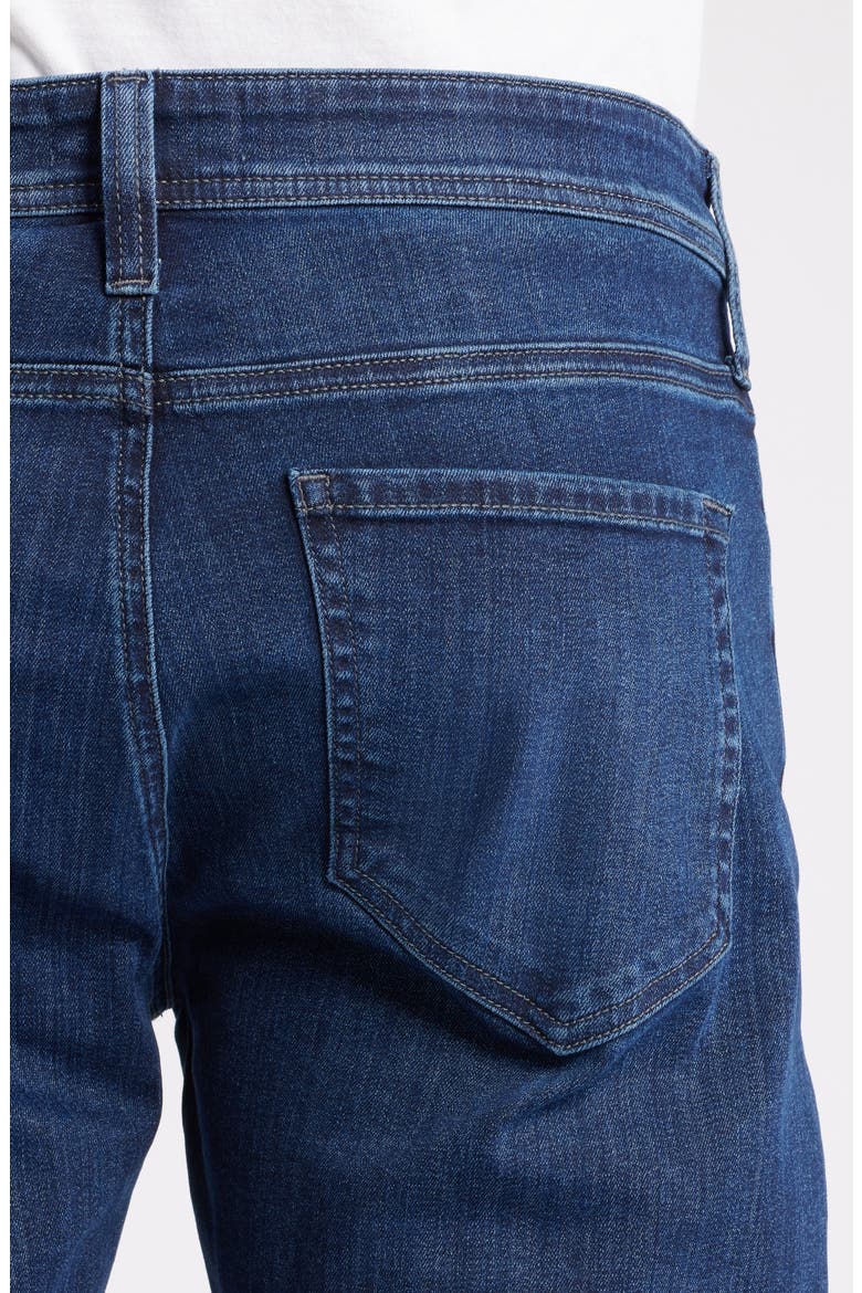 Slim Straight Leg Jeans, Alternate, color, DK MEDIUM DENIM