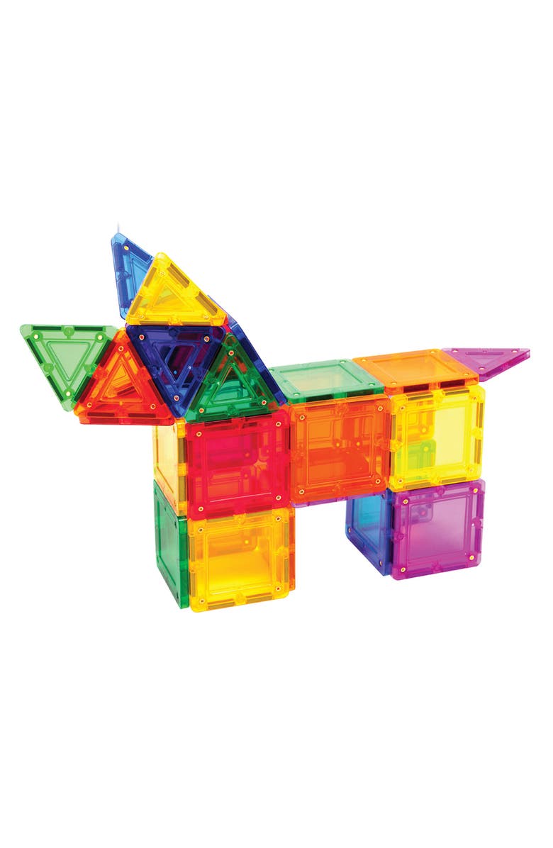 Magformers Tileblox 30-Piece Rainbow Magnetic Construction Set, Alternate, color, 
