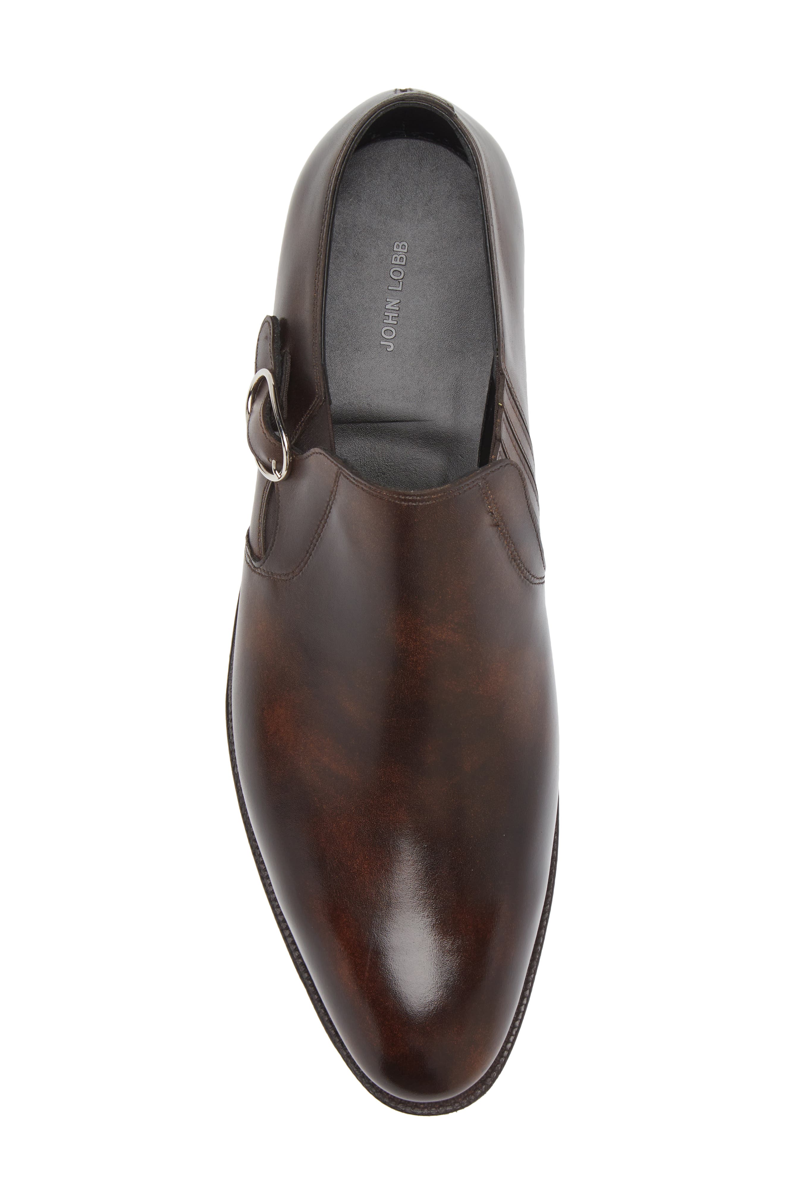 John Lobb Moorfields Side Buckle Slip-On, Alternate, color, 