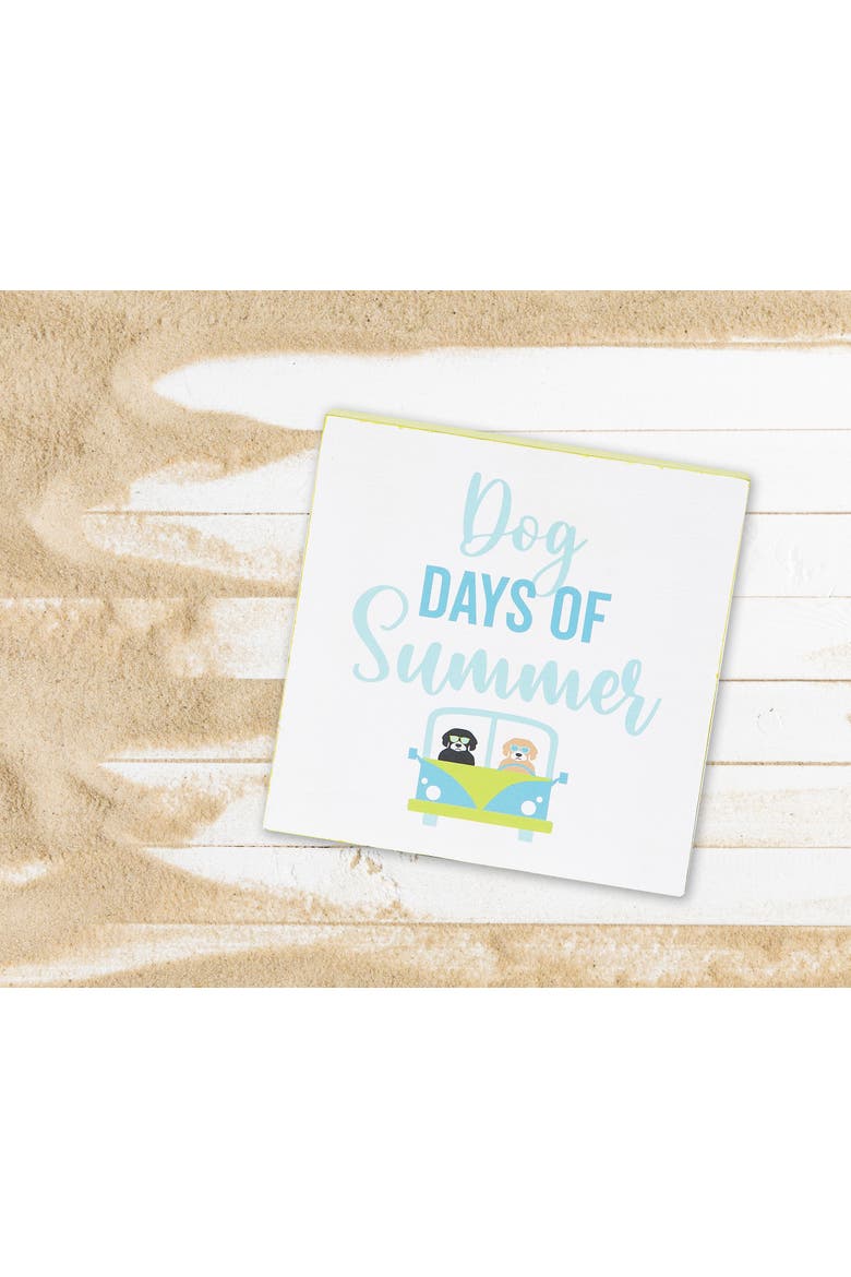 Dog Days Of Summer Shelf Block, Alternate, color, Blue