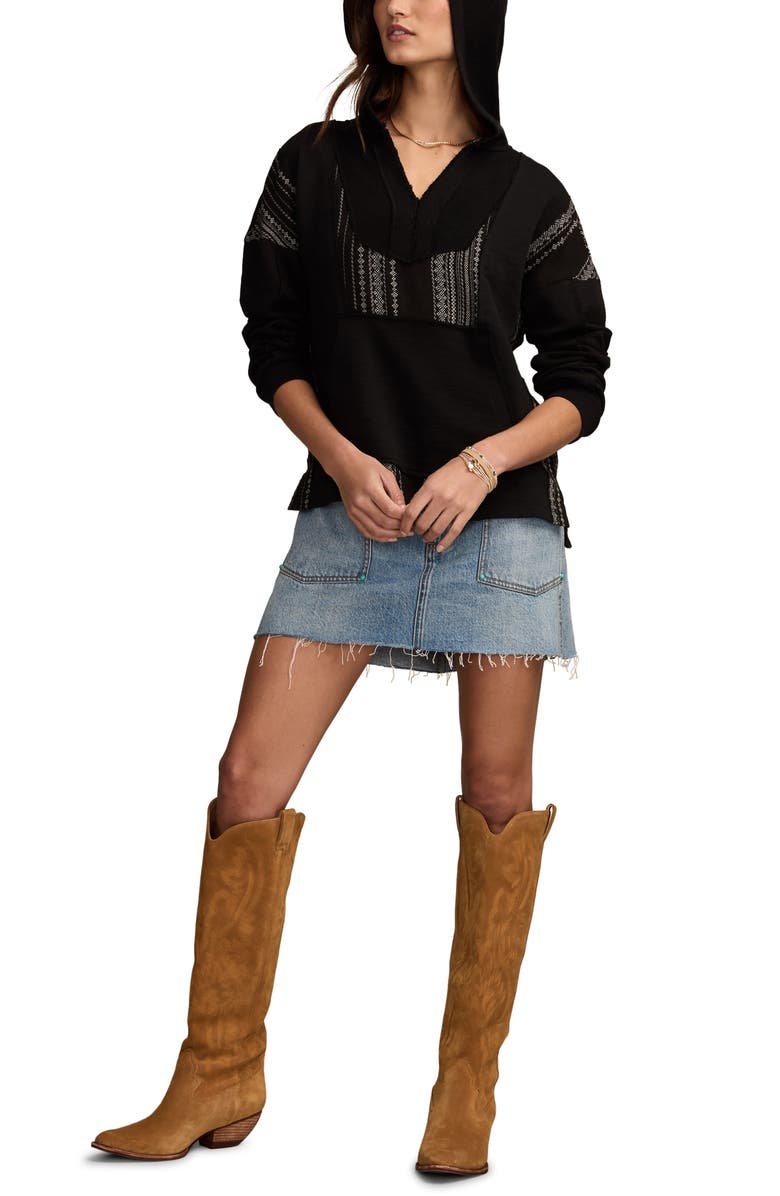Lucky Brand Baja Hoodie, Alternate, color, 