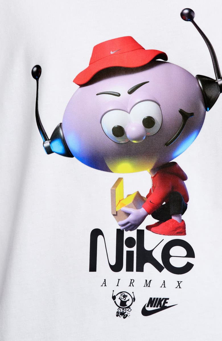 Nike Kids' Max90 Grail Graphic T-Shirt, Alternate, color, White