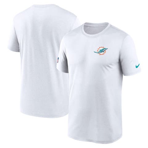 Men's Nike White Miami Dolphins Sideline Legend Small Logo Dri-FIT T-Shirt