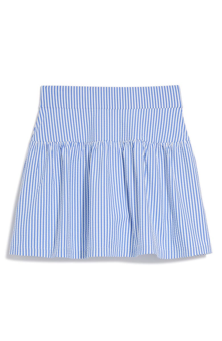vineyard vines Flare Seersucker Miniskirt, Alternate, color, Stripe Breaker Blue
