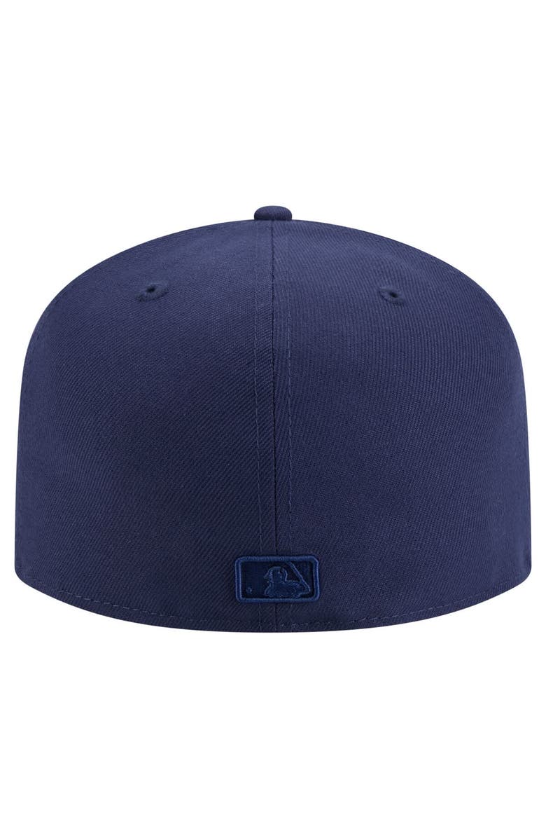 New Era Men's New Era Navy Minnesota Twins Color Pack A-Frame 59FIFTY Fitted Hat, Alternate, color, 