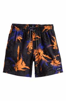Rip Curl Kids' Fun Times Water Repellent Volley Swim Trunks