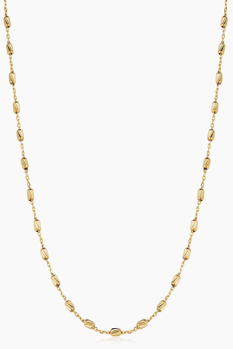 14K Yellow Gold Wanderlust Station Necklace, Main, color, Yellow Gold