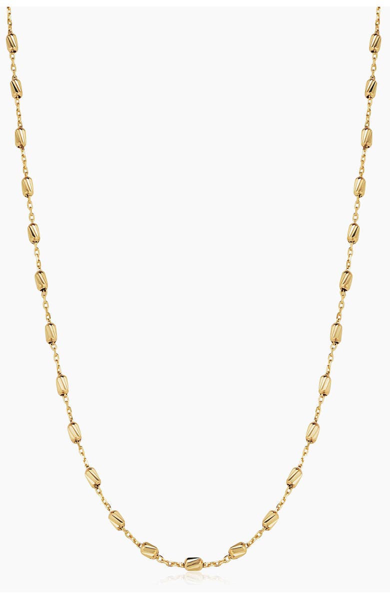Oradina 14K Yellow Gold Wanderlust Station Necklace, Main, color, Yellow Gold