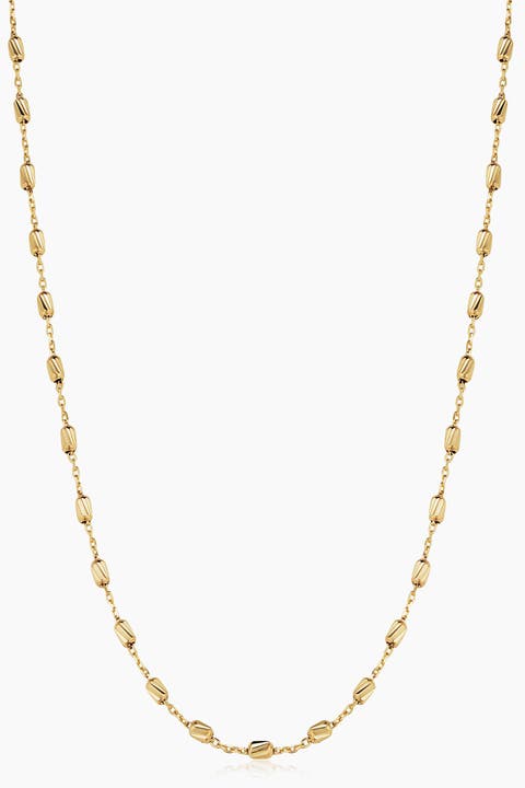 14K Yellow Gold Wanderlust Station Necklace