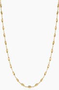 Oradina 14K Yellow Gold Wanderlust Station Necklace