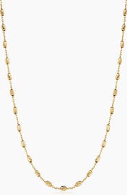 Oradina 14K Yellow Gold Wanderlust Station Necklace