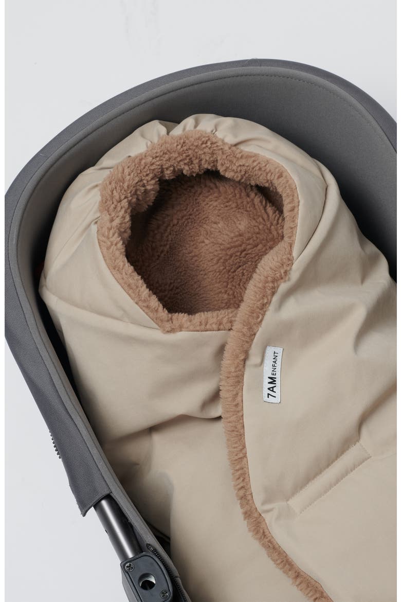 Nido Benji Winter Wrap, Alternate, color, OAT/ CACAO