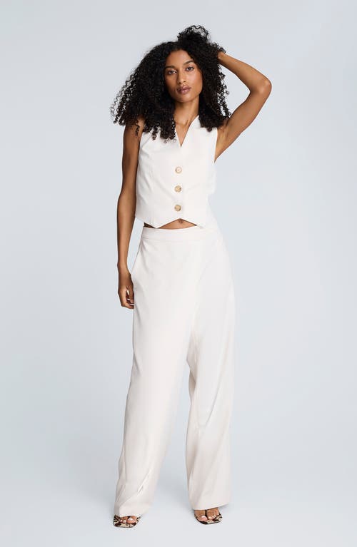 Kenneth Cole Three Button Vest In White