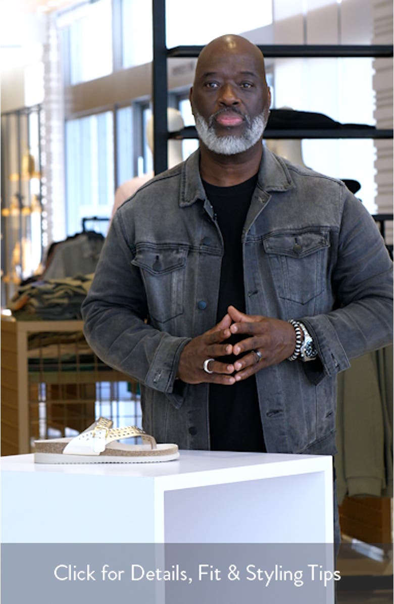 Helena Perforated Toe Loop Sandal, sales video thumbnail