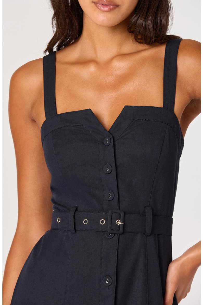 McKinely Cotton Blend Dress, Alternate, color, NAVY