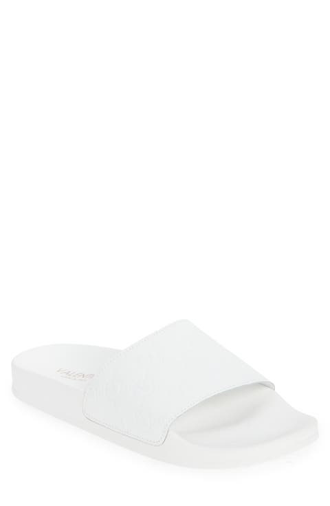 Eros Monogram Slide Sandal (Men)