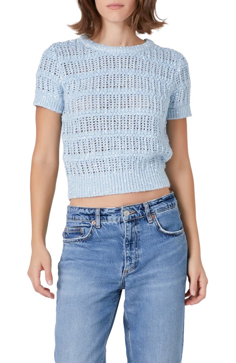 Endless Rose Sequin Sweater, Alternate, color, 