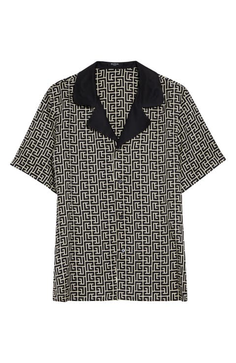 Monogram Jacquard Camp Shirt