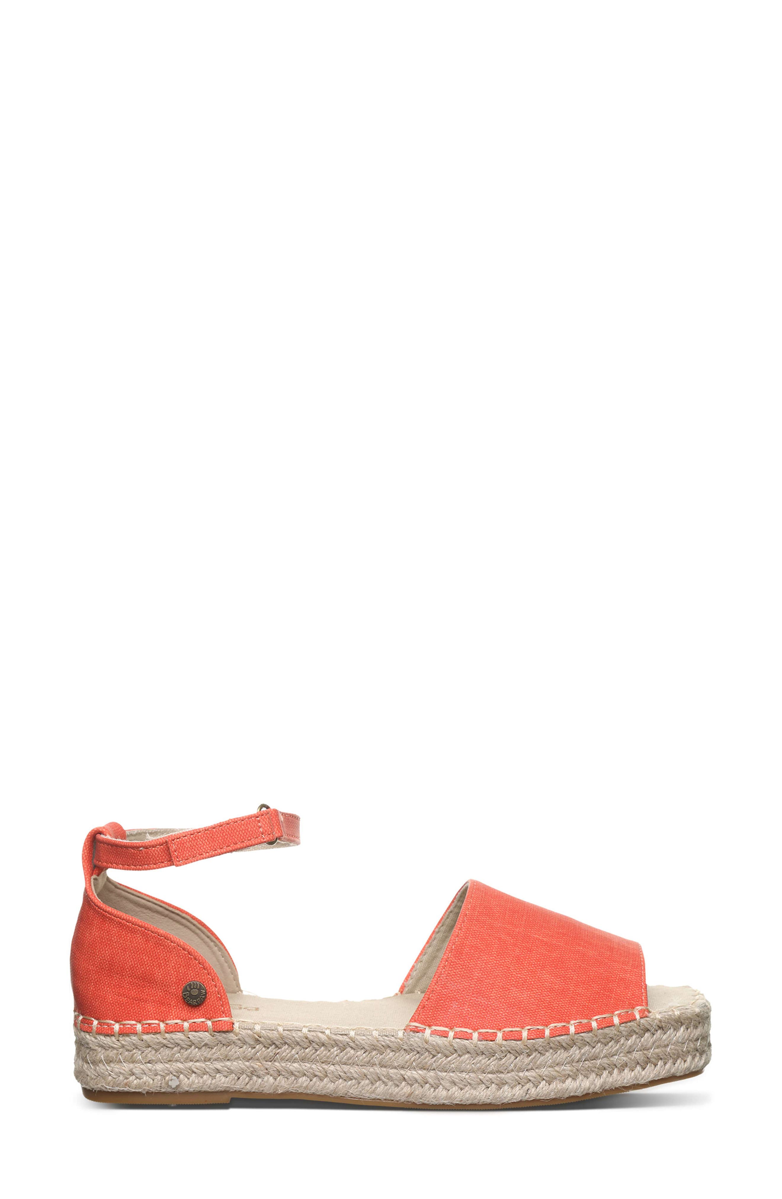 Affagato Espadrille Sandal, Alternate, color, CORAL