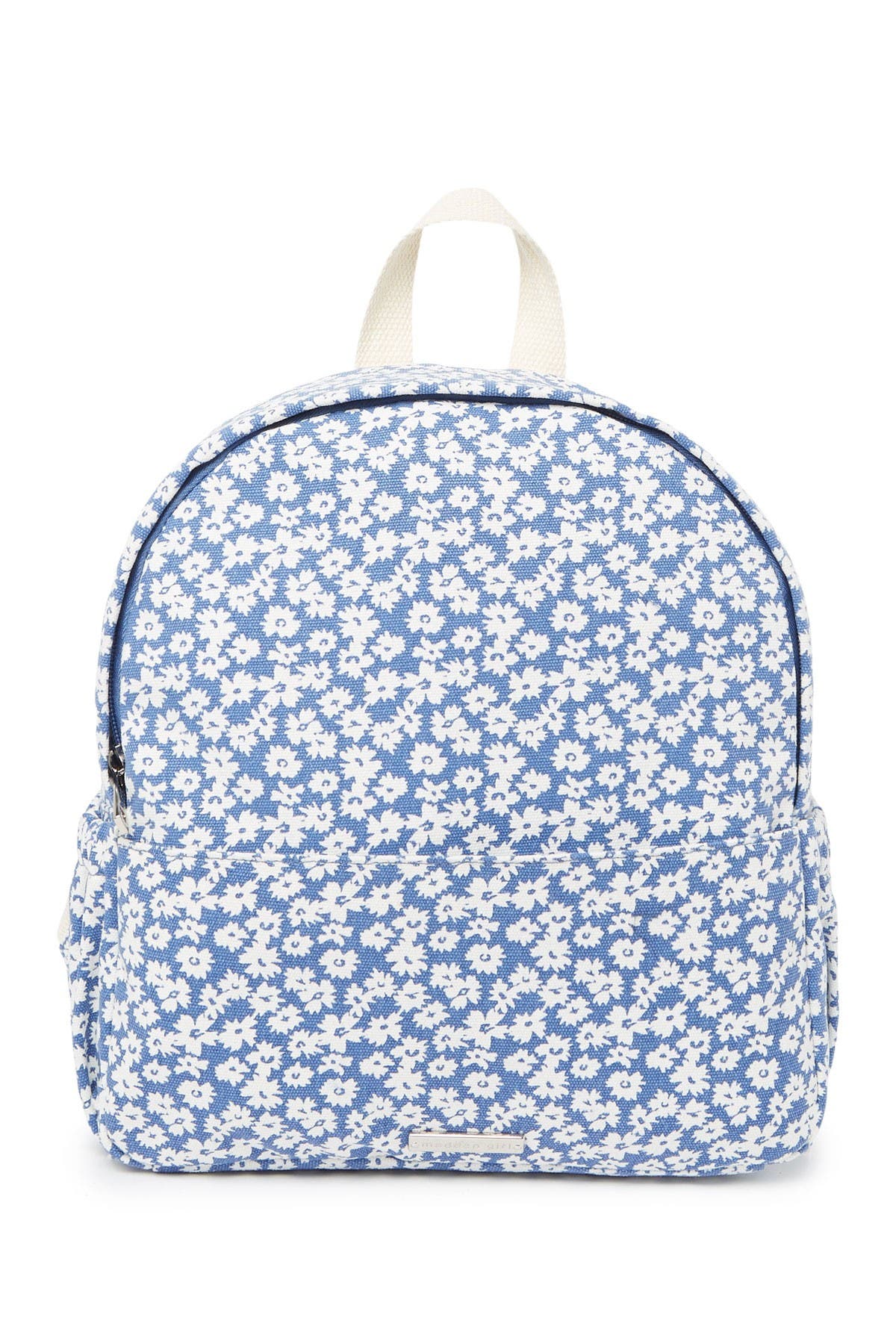 Madden Girl Printed Canvas Mid Backpack, Alternate, color, 
