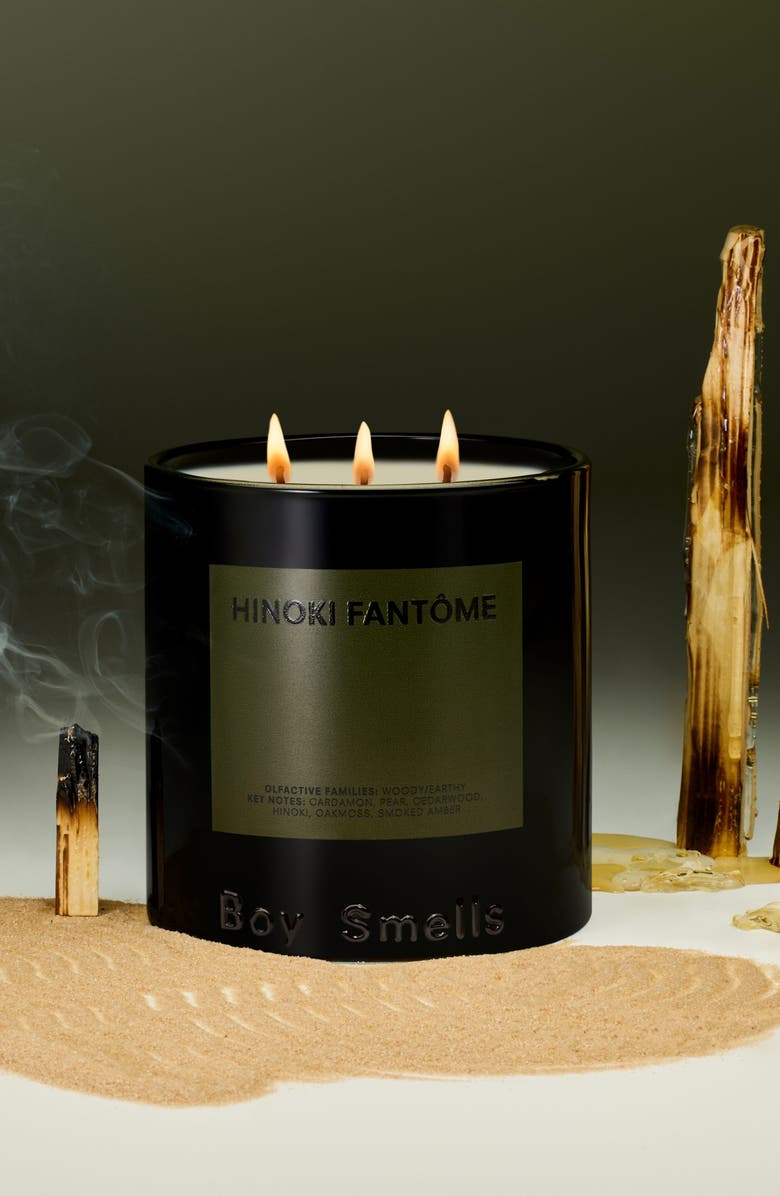 Boy Smells Hinoki Fantôme Candle, Alternate, color, 