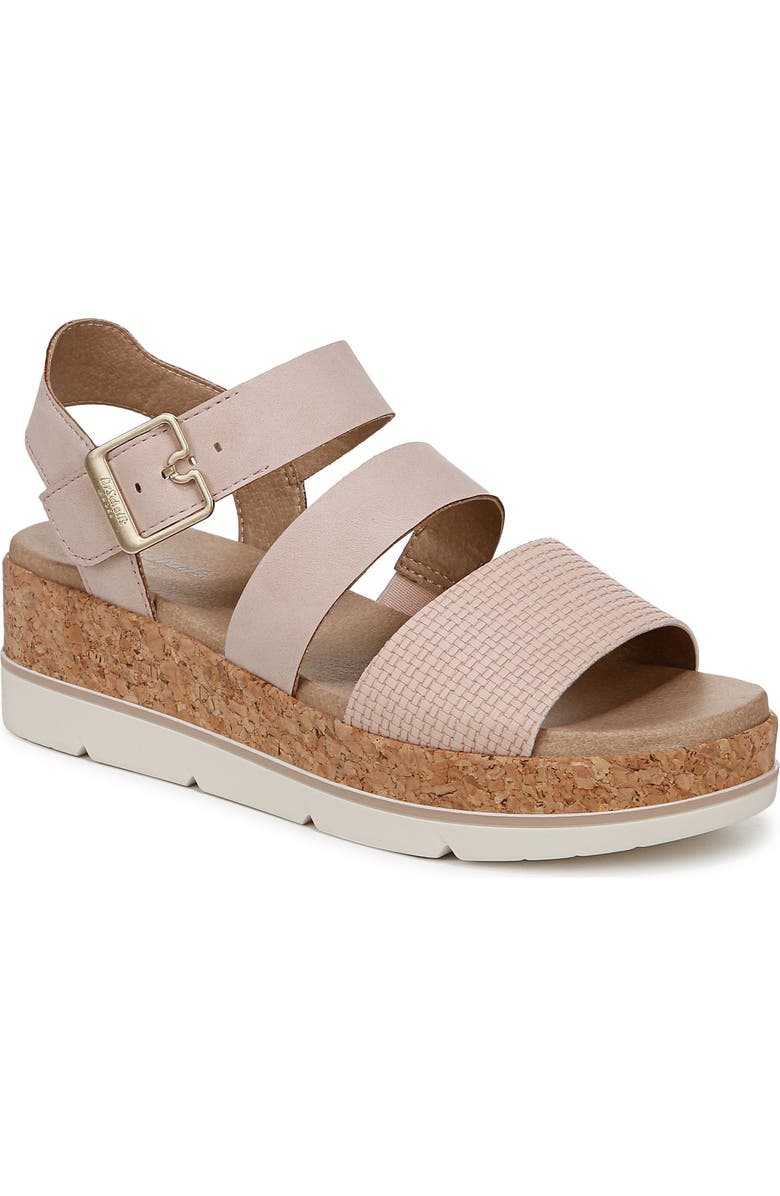 Dr. Scholl's Once Twice Platform Wedge Sandal, Main, color,